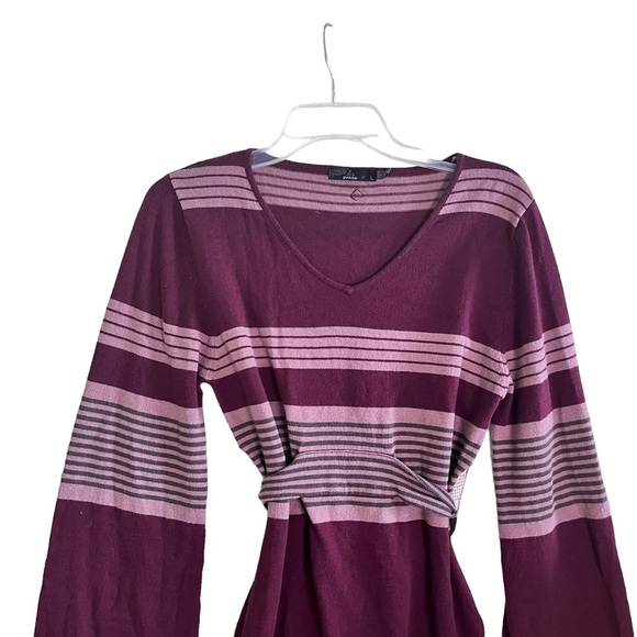 prAna burgundy Sydney Sweater Dress Size L - Picture 3 of 7